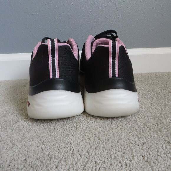 Skechers Womens GO Walk Hyper Burst Walking Shoes Size 10 BLACK / PINK #124578 - Picture 4 of 10